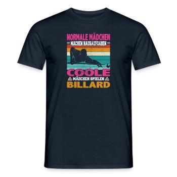 Snooker und Pool Billard Spruch für Billardspieler - Männer T-Shirt - Navy - Vorne - AI Model Male 178 light (178cm)