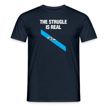 Suez Canal Funny The Struggle Is Real - Men's T-Shirt - navy - Front - AI Model Male 178 light (178cm)