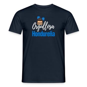 Catracha Honduras Orgullosa Hondurena - Men's T-Shirt - navy - Front - AI Model Male 178 light (178cm)