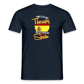 Espagne Vacances - T-shirt homme - marine - Devant - AI Model Male 178 light (178cm)
