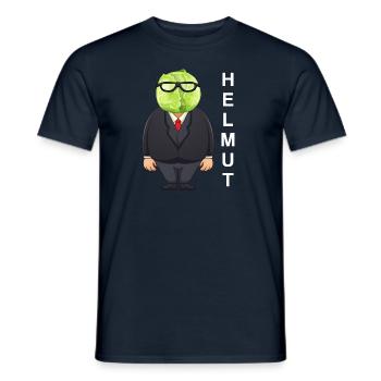 Helmut Kohl - Männer T-Shirt - Navy - Vorne - AI Model Male 178 light (178cm)
