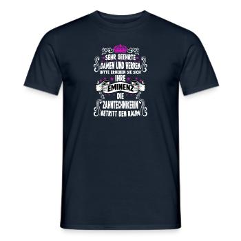 Zahntechnikerin T Lustig Spruch Zahntechnikerin - Männer T-Shirt - Navy - Vorne - AI Model Male 178 light (178cm)