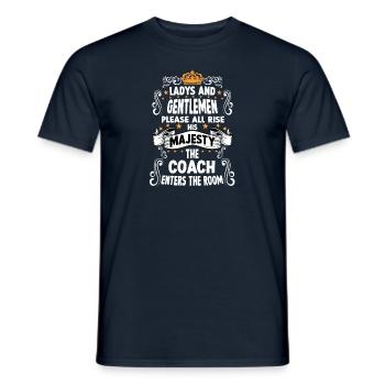 Trainer T Fun Quote Trainer - Men's T-Shirt - navy - Front - AI Model Male 178 light (178cm)