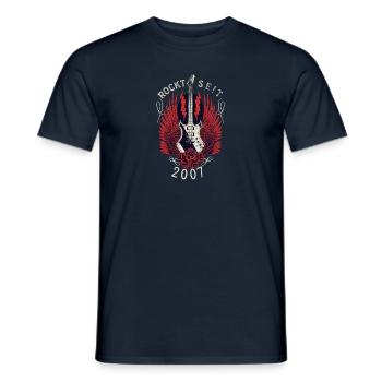 Geburtstag 16. Geburtstag Frau Mann 2007 Rockt - Männer T-Shirt - Navy - Vorne - AI Model Male 178 light (178cm)