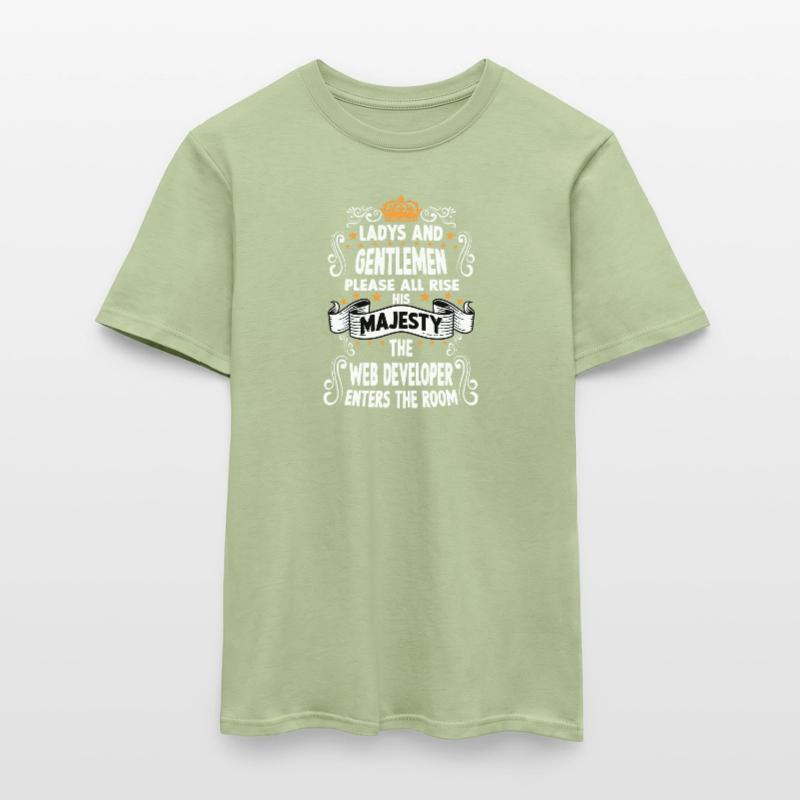 web developer T funny saying motive Webdeveloper Men's T-Shirt