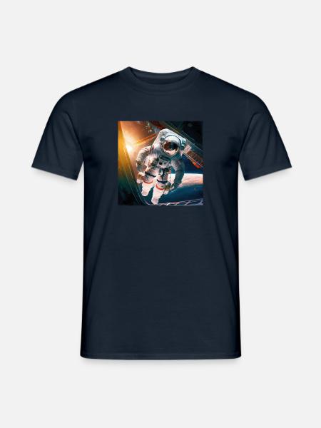 Astronaut Cosmonaut Sci-Fi character - Männer T-Shirt - Navy
