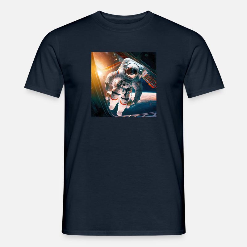 Astronaut Cosmonaut Sci-Fi character - Männer T-Shirt - Navy