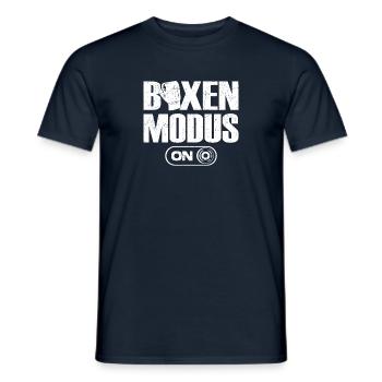 Kickboxer Mode On Kickboxer Fan Fan - Men's T-Shirt - navy - Front - AI Model Male 178 light (178cm)