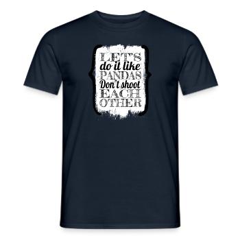Citation Bird Cool Idée de cadeau d’anniversaire - T-shirt homme - marine - Devant - AI Model Male 178 light (178cm)