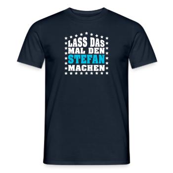 Lass das mal den MARTIN machen Vornamen Spruch - Männer T-Shirt - Navy - Vorne - AI Model Male 178 light (178cm)