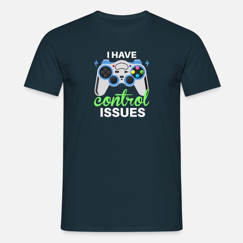 I have control issues - Men's T-Shirt - navy