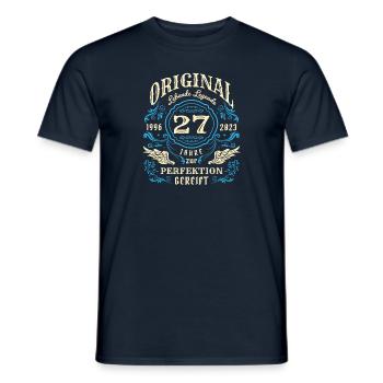 Original Lebende Legenden wurden 1996 geboren 27. - Männer T-Shirt - Navy - Vorne - AI Model Male 178 light (178cm)