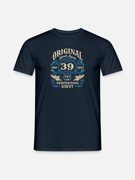 Original Lebende Legenden wurden 1984 geboren 39. - Männer T-Shirt - Navy
