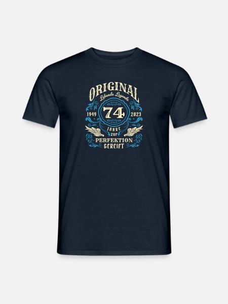 Original Lebende Legenden wurden 1949 geboren 74. - Männer T-Shirt - Navy