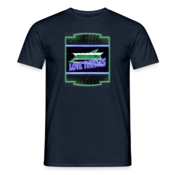fun funny quote happy gift idea dorsal carapace - Männer T-Shirt - Navy - Vorne - AI Model Male 178 light (178cm)