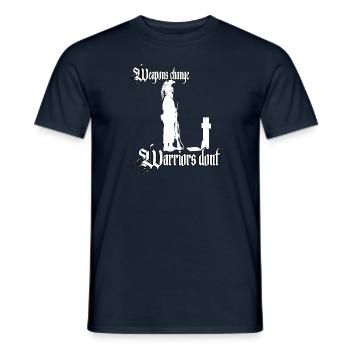 Weapons change, warriors, not soldiers, Sparta - Men's T-Shirt - navy - Front - AI Model Male 178 light (178cm)