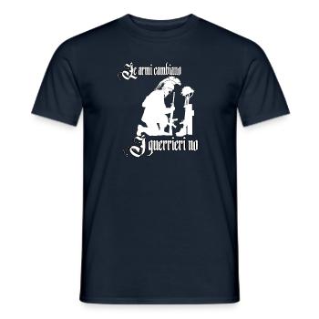 Waffen ändern sich Krieger nicht Soldaten Sparta - Männer T-Shirt - Navy - Vorne - AI Model Male 178 light (178cm)