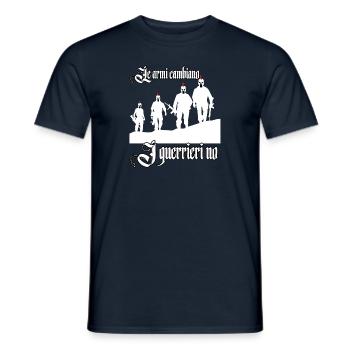 Waffen ändern sich Krieger nicht Soldaten Sparta - Männer T-Shirt - Navy - Vorne - AI Model Male 178 light (178cm)
