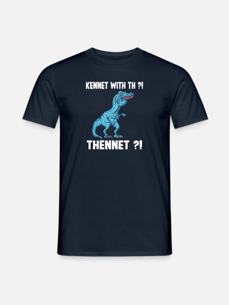 Kennet ou Kenneth T-Rex Dinosaur Meme - T-shirt homme - marine