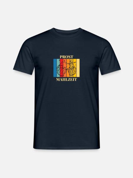 PROST MAHLZEIT - Männer T-Shirt - Navy