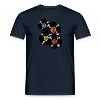 1983 Geburtstag - Männer T-Shirt - Navy - Vorne - AI Model Male 178 light (178cm)
