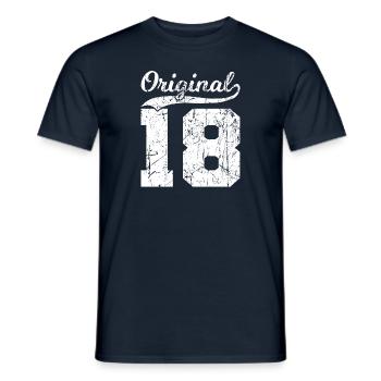 18 Original 6 Years Boy Girl Birthday - Men's T-Shirt - navy - Front - AI Model Male 178 light (178cm)
