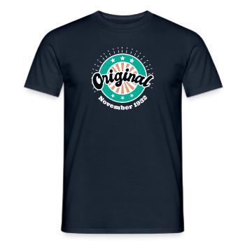 November 1932 Original 91 Years Man Woman - Men's T-Shirt - navy - Front - AI Model Male 178 light (178cm)