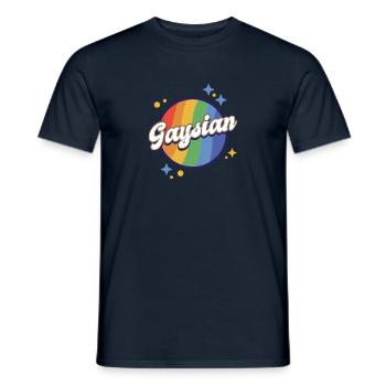 Spectre de fierté rayonnante - T-shirt homme - marine - Devant - AI Model Male 178 light (178cm)