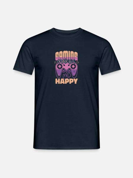 Joyful Gamer's Mantra - Men's T-Shirt - navy