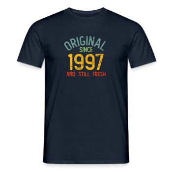 Millésime 1997 - T-shirt homme - marine - Devant - AI Model Male 178 light (178cm)