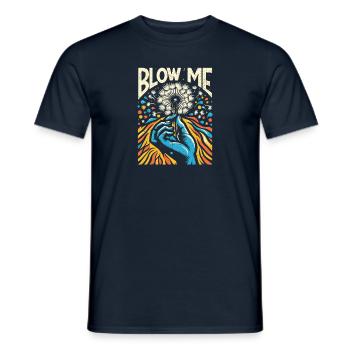 Pissenlit - Cadeau amusant pour les amoureux de la nature - T-shirt homme - marine - Devant - AI Model Male 178 light (178cm)