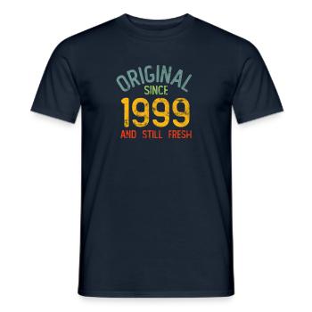Millésime 1999 - T-shirt homme - marine - Devant - AI Model Male 178 light (178cm)