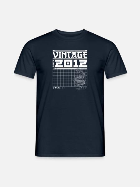 Samurai Legacy Born 2012 - 13th Dragon Spirit - Men's T-Shirt - navy