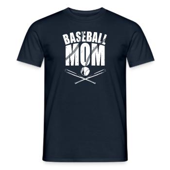 Baseball Mom - Männer T-Shirt - Navy - Vorne - AI Model Male 178 light (178cm)
