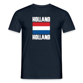 Niederlande Geschenk Koningsdag Holland Trikot - Männer T-Shirt - Navy - Vorne - AI Model Male 178 light (178cm)