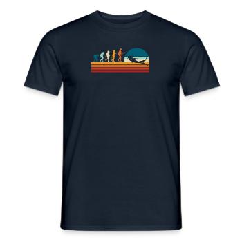 Diver Evolution Plongée & Plongée en Mer - T-shirt homme - marine - Devant - AI Model Male 178 light (178cm)