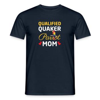 Quaker Perroquet Maman Perroquet Cadeau Oiseau - T-shirt homme - marine - Devant - AI Model Male 178 light (178cm)