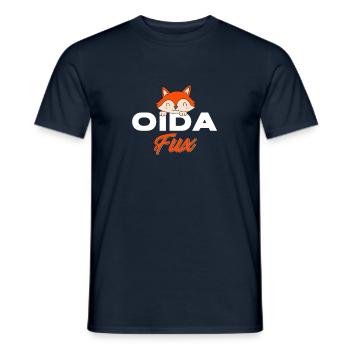 Dialecte viennois Oida Fux - T-shirt homme - marine - Devant - AI Model Male 178 light (178cm)