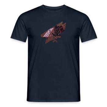 Adler Springer bordeaux - Männer T-Shirt - Navy - Vorne - AI Model Male 178 light (178cm)