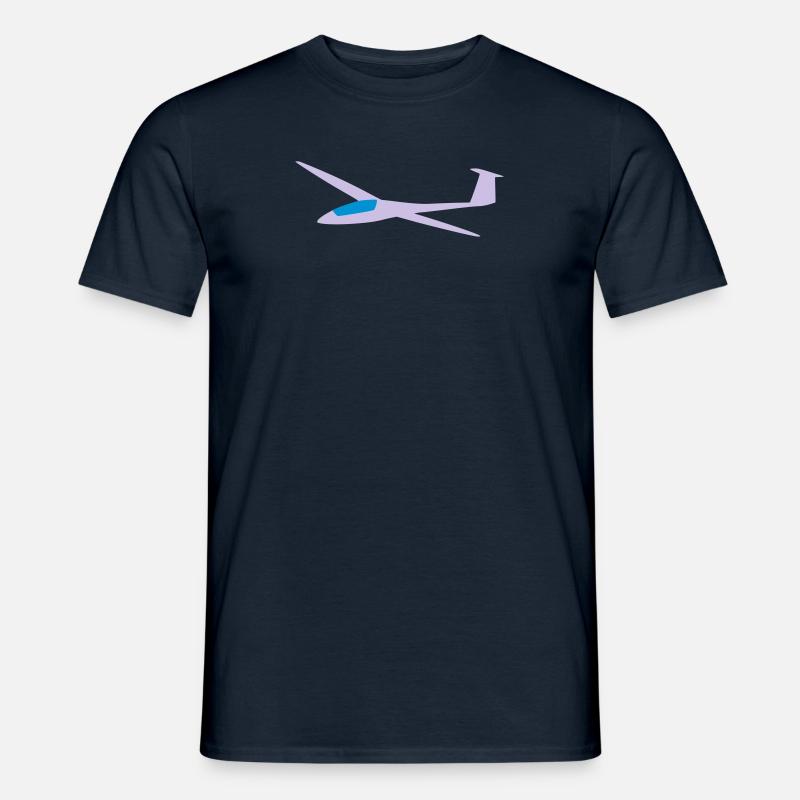 Segelflugzeug - Männer T-Shirt - Navy