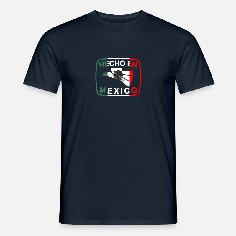 Conception mexicaine Conception de drapeau mexicain pour le Mexique - T-shirt homme - marine