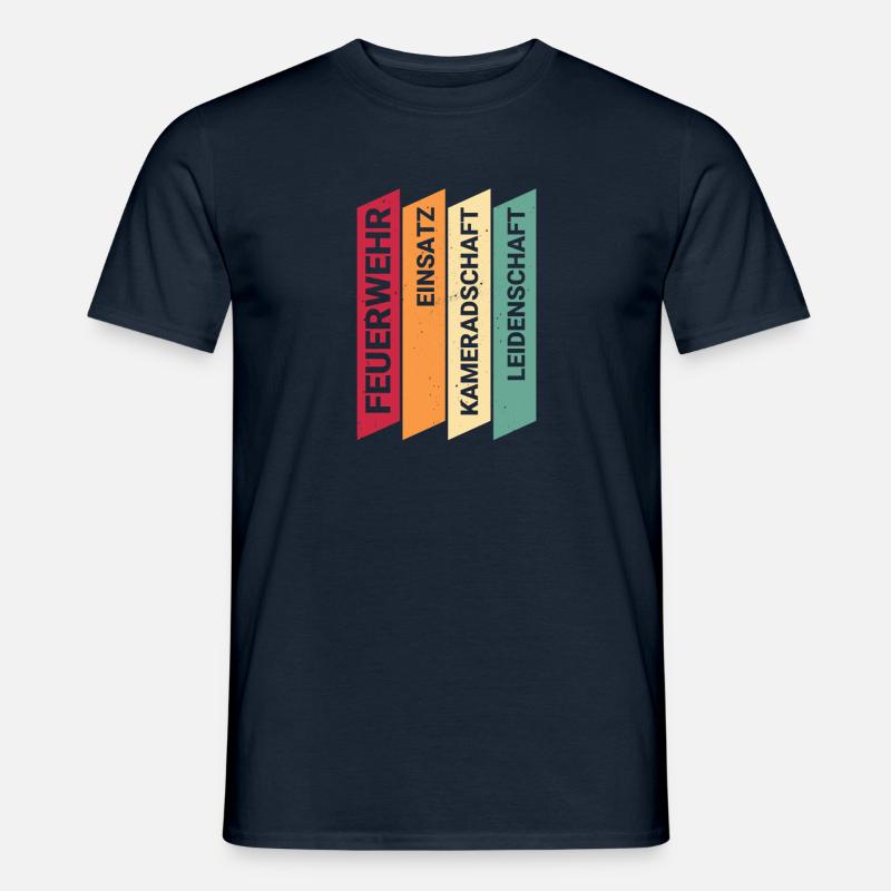 Firefighters use fellowship firefighter - Men's T-Shirt - navy