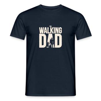 The Walking Dad Vater Daddy Papa Serie Familie - Männer T-Shirt - Navy - Vorne - AI Model Male 178 light (178cm)