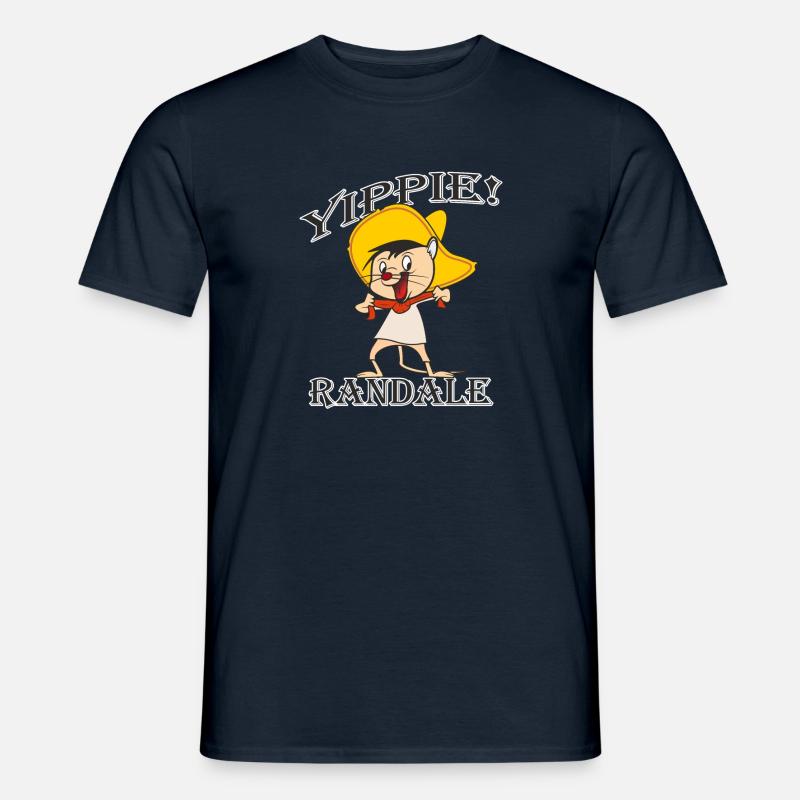 Maus Mexico Yippie Randale - Männer T-Shirt - Navy