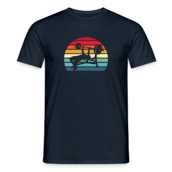 Benchpress Shirt - Bodybuilder Geschenk - Bodybuilder - Männer T-Shirt - Navy - Vorne - AI Model Male 178 light (178cm)