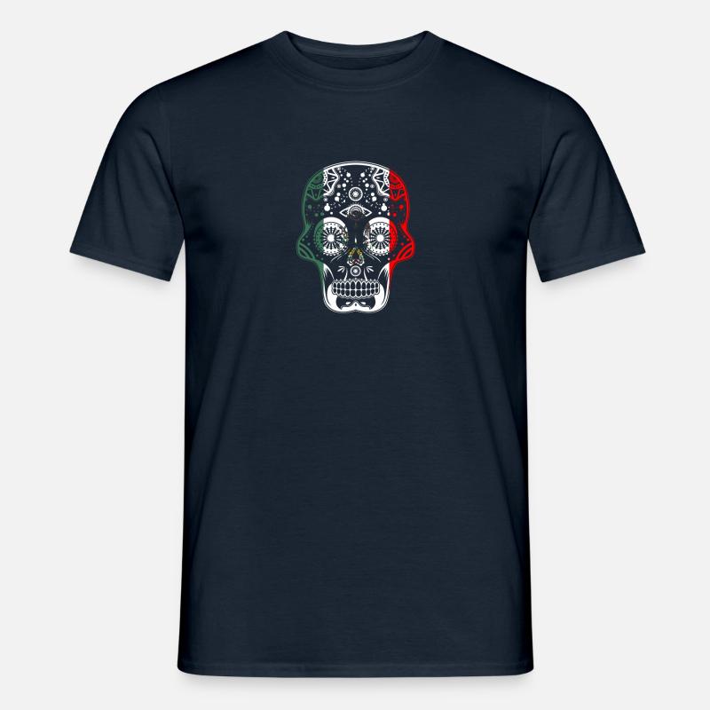 Conception mexicaine Conception de drapeau mexicain pour mexicain - T-shirt homme - marine