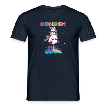 30 Geburtstag Frauen Männer Deko Geschenk Einhorn - Männer T-Shirt - Navy - Vorne - AI Model Male 178 light (178cm)