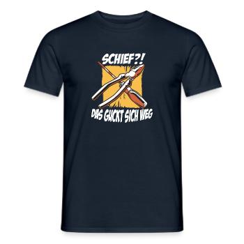 Handwerker Bau Baustelle Heimwerker Tischler - Männer T-Shirt - Navy - Vorne - AI Model Male 178 light (178cm)