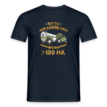 Witziges Trecker Bauern Motiv Traktor Fahrer - Männer T-Shirt - Navy - Vorne - AI Model Male 178 light (178cm)
