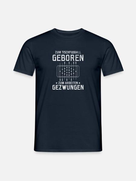Tischfußball Kickern Tischkicker Sportler Kicker - Männer T-Shirt - Navy